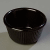 Carlisle S28703 - Fluted Ramekin 4 Oz., Black - Pkg Qty 48