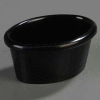 Carlisle S31403 - Oval Ramekin, 4 Oz., Black