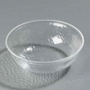 Carlisle SB6807 - Pebbled Bowl 1 Qt., Clear - Pkg Qty 4