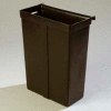 Carlisle SBC11TC03 - Trash Container for Service Cart (SBC230), Black