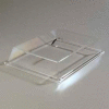 Carlisle SPD12307 - Pastry Tray Only, Acrylic, 14-1/2" L, 13-1/4" W, 10" H, Clear