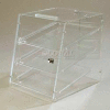 Carlisle SPD303KD07 - Three Tray Self Serve Front And Back Door Unassembled, Clear