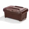Carlisle XT180001 - Cateraide Slide 'N Seal™ Pan Carrier, 8" Top Loader, Insulated, Brown