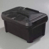 Carlisle XT180003 - Cateraide Slide 'N Seal™ Pan Carrier, 8" Top Loader, Insulated, Black
