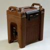 Carlisle XT250001 - Cateraid Beverage Server, 2-1/2 Gallon, Insulated, Wide Sure-Latch™, Brown