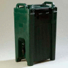 Carlisle XT500008 - Cateraid Beverage Server, 5 Gallon, Insulated, Wide Sure-Latch Forest Green