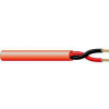 Convergent 4059RD5S 14AWG 2C Solid Fire Alarm Cable Plenum FPLR 500 Ft. Spool Red
