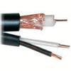 Convergent 5015BK1S RG59/U + 18/2 Siamese Camera Cable CMR 1,000 Ft. Spool Black