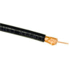 Convergent 5219BK1S RG6/U 18AWG Bare Copper With 95% Bare Copper Braid PVC 1,000 Ft. Spool Black