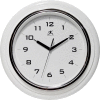 Infinity / ITC Deluxe Clock - 12-1/2" Diameter White