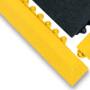 Wearwell® 24/Seven® GR Male Edge 5/8" Thick 3.25' Black