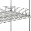 Metro 4"H Side & Back Shelf Ledge for Open Wire Shelving - 24"