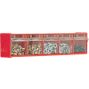 Bott 02513018 Tilt Bins - 23-5/8 X 5-1/4 X 6-1/2" - (5) Bins - With Perfo Panel Fixing Bracket