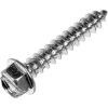 Hex Washer Head Tapping Screws For Securing Workbench Top, 14&quot;L x 1&quot;W, Pack of 8
