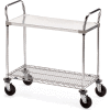 Metro Galvanized/Wire Carts - 36"W x 18"D Shelf