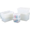 ORBIS Flipak&#174; Attached Lid Container FP06 - 15-1/5 x 10-9/10 x 9-7/10, Clear
