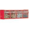 Bott 02513019 Tilt Bins - 23-5/8 X 7 X 8-1/8" - (4) Bins - With Perfo Panel Fixing Bracket
