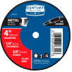 Century Drill 08324 Grinding Wheel Bulk 4" x 3/8" Aluminum Oxide