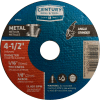 Century Drill 75522 Cutting Wheel 4-1/2" x 7/8" Aluminum Oxide