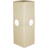 Cadet® Baseboard Corner Connector BLF1A 2-1/2"L X 2-1/2"W X 6-3/4"H Almond