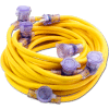 Pro Cap® D12421050 Multi Outlet Extention Cord With 50 ft Cord, 12/3 Awg Sz, Yellow