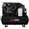 Campbell Hausfeld® CE9004,25 HP,Two-Stage Comp.,120 Gal,Horiz,175 PSI,87 CFM,3-PH 208-230/460V