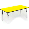 Activity Tables, 48"L x 30"W, Standard Height, Rectangular - White