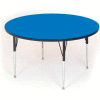 Activity Tables, 48"L x 48"W, Standard Height, Round - Blue