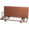Table Truck, 72"L x 28"W - Dark Brown
