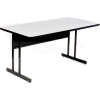 Correll Training Table - Laminate - 24" x 60", Gray Granite