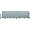 Screenflex Portable Room Divider 11 Panel, 4'H x 20'5"L, Vinyl Color: Blue