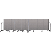 Screenflex Portable Room Divider 11 Panel, 4'H x 20'5"L, Vinyl Color: Gray