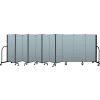 Screenflex Portable Room Divider 11 Panel, 5'H x 20'5"L, Vinyl Color: Blue