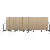 Screenflex Portable Room Divider 11 Panel, 5'H x 20'5"L, Vinyl Color: Oatmeal