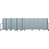 Screenflex Portable Room Divider 13 Panel, 5'H x 24'1"L, Vinyl Color: Blue