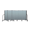 Screenflex Portable Room Divider 7 Panel, 5'H x 13'1"L, Vinyl Color: Blue