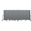 Screenflex Portable Room Divider 11 Panel, 6'H x 20'5"L, Fabric Color: Gray