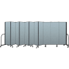 Screenflex Portable Room Divider 11 Panel, 6'H x 20'5"L, Vinyl Color: Blue