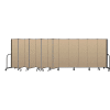 Screenflex Portable Room Divider 13 Panel, 6'H x 24'1"L, Vinyl Color: Oatmeal