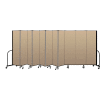 Screenflex Portable Room Divider 11 Panel, 6'8"H x 20'5"L, Vinyl Color: Oatmeal