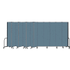 Screenflex Portable Room Divider 13 Panel, 8'H x 24'1"L, Fabric Color: Blue
