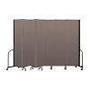 Screenflex Portable Room Divider 7 Panel, 8'H x 13'1"L, Fabric Color: Oatmeal