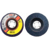 CGW Abrasives 42125 Abrasive Flap Disc 4" x 5/8" 80 Grit Zirconia - Pkg Qty 10
