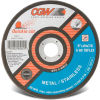 CGW Abrasives 45010 Cut-Off Wheel 4-1/2&quot; x 7/8&quot; 60 Grit Type 1 Zirconia Aluminium Oxide - Pkg Qty 25