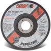 CGW Abrasives 59101 Depressed Center Wheel 4-1/2" x 1/8" x 5/8-11" 24 Grit T27 Aluminium Oxide - Pkg Qty 10