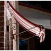 Awntech CH22-4BT Window/Entry Awning 4-3/8'W x 2-9/16'H x 2'D Burgundy/Tan
