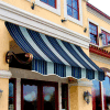 Awntech CH21-4NGW Window/Entry Awning 4-3/8'W x 2'H x 1'D Navy/Gray/White