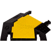 5 Channel Right Turn, Yellow/Black, YJ5TR-125-Y/B