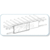 Price Channel Label Holder, For Wire Shelves, 3"W - Pkg Qty 100