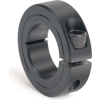 One-Piece Clamping Collar, 3/16", Black Oxide Steel